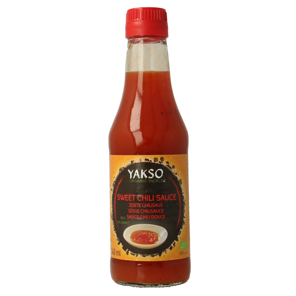 Yakso Chilisaus zoet bio 240.00 Milliliter