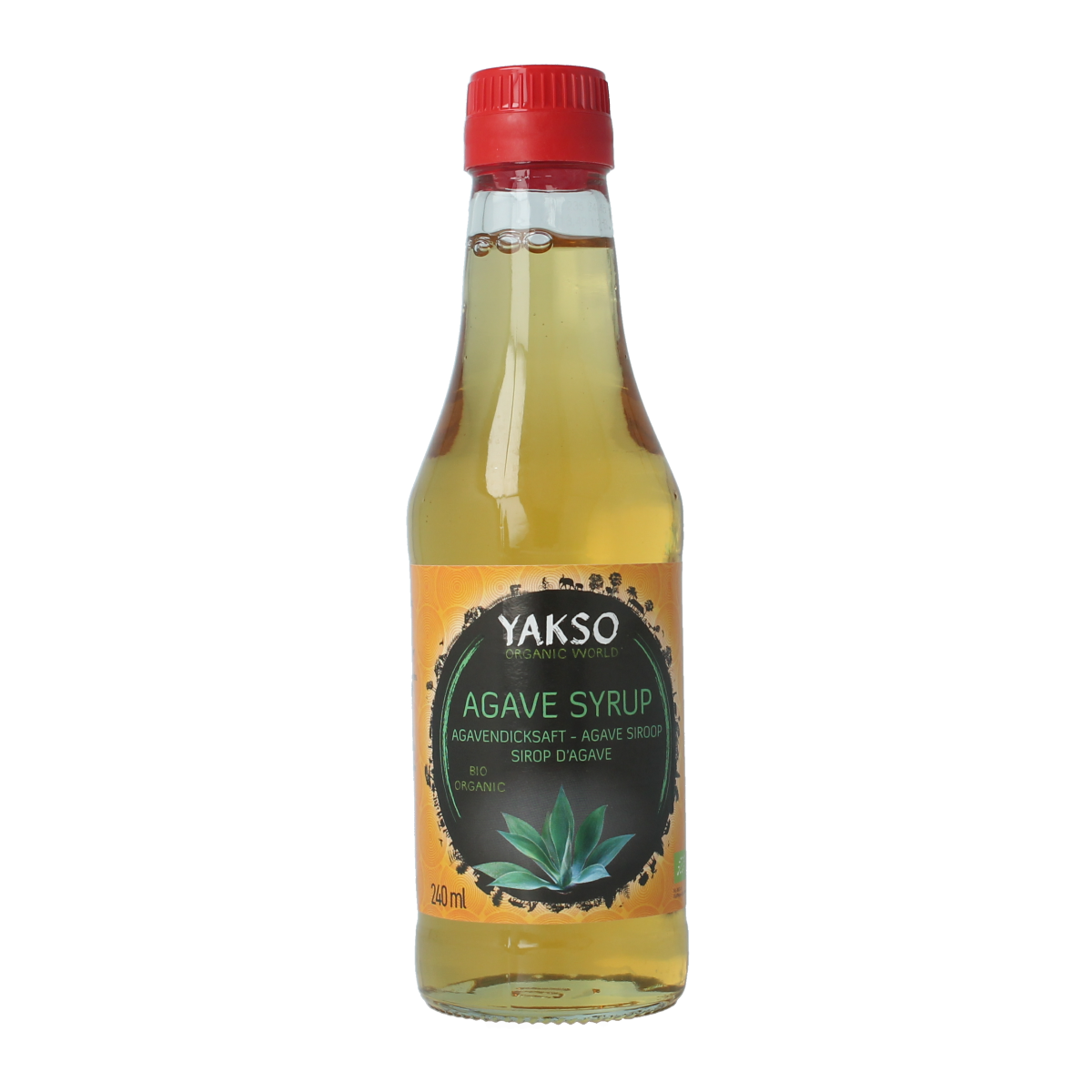Yakso Agave siroop bio 240.00 Milliliter