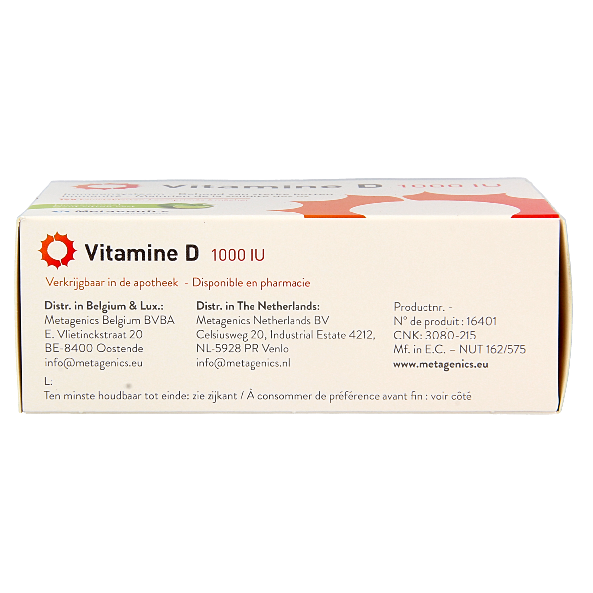 Metagenics Vitamine D 1000IU 168.00 Tabletten