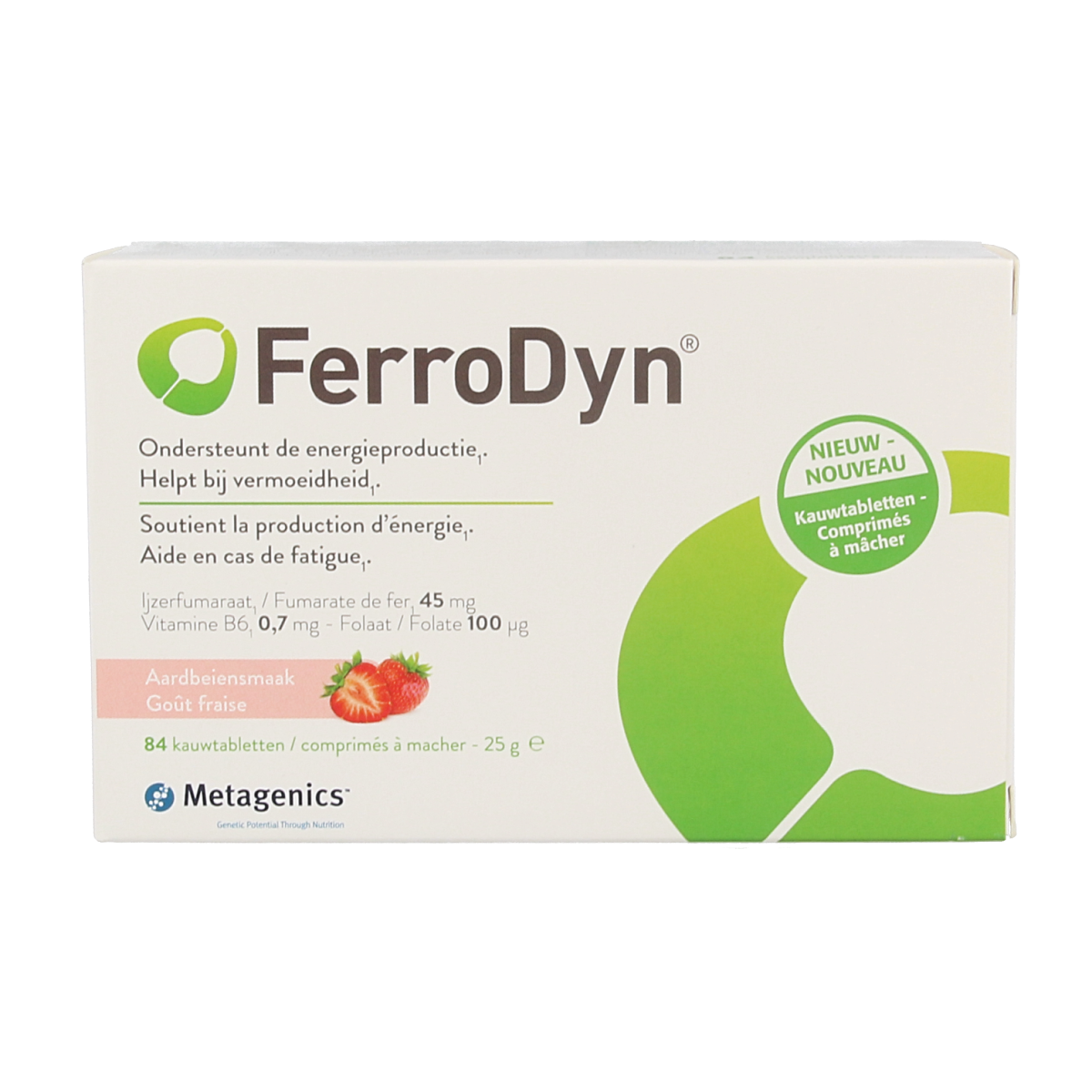 Metagenics Ferrodyn 84.00 Kauwtabletten