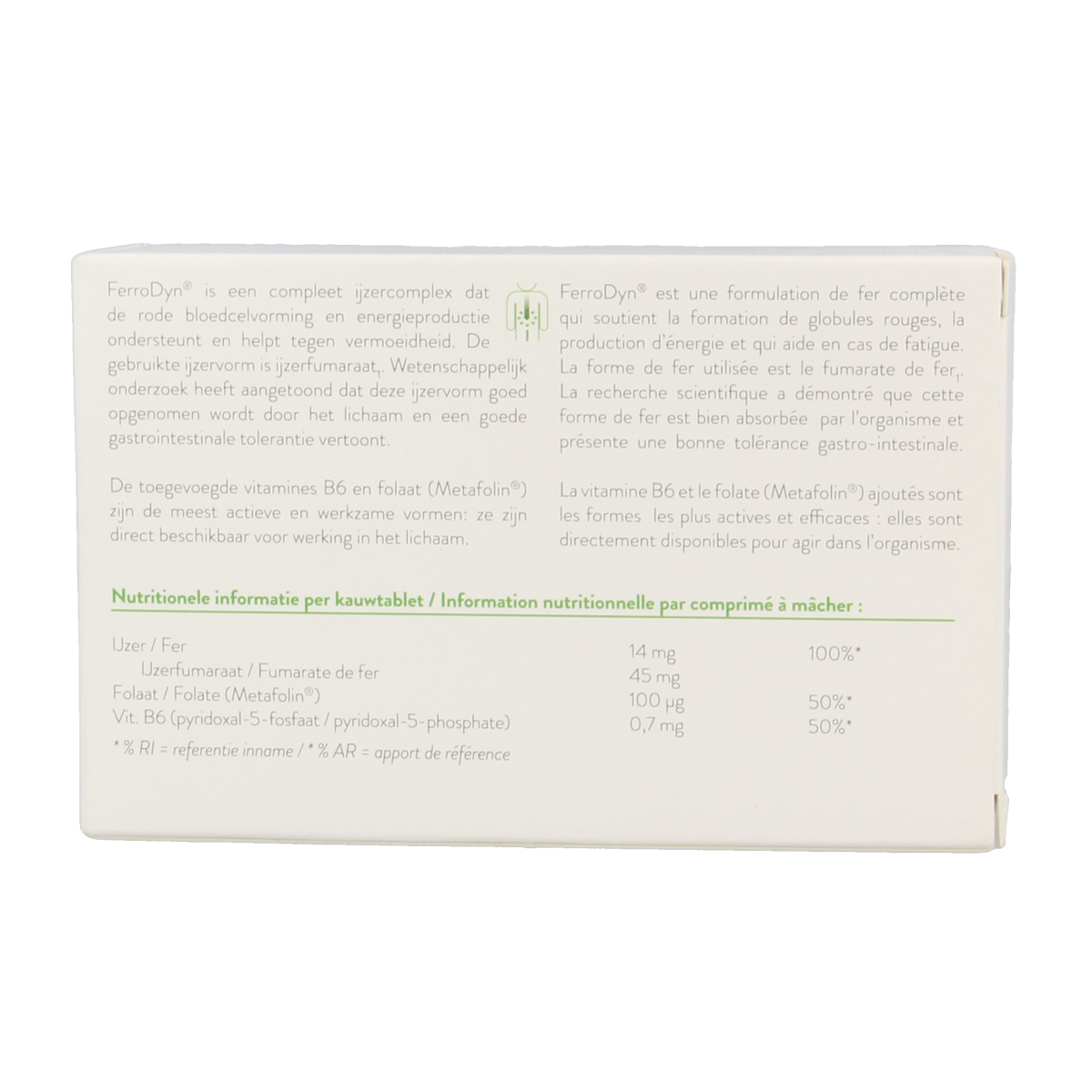 Metagenics Ferrodyn 84.00 Kauwtabletten