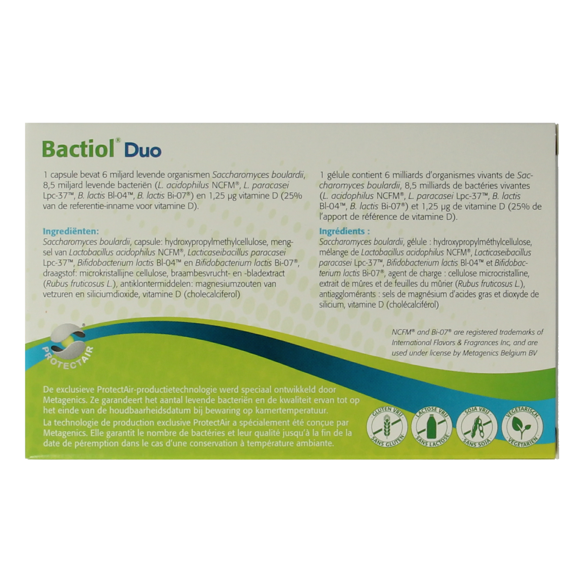 Metagenics Bactiol duo  15.00 Capsules