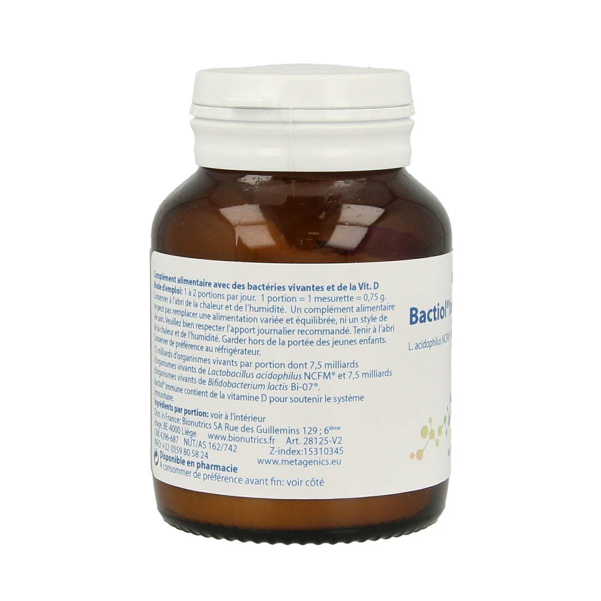 Metagenics Bactiol immune 66 porties 140.00 Gram