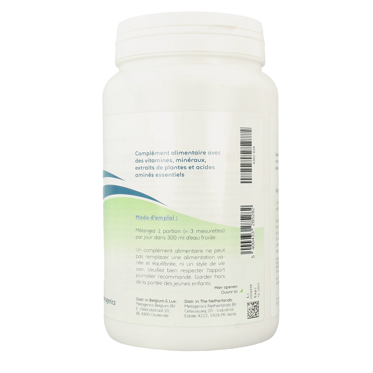 Metagenics Ifladyn banaan 14 scoops 657.00 Gram