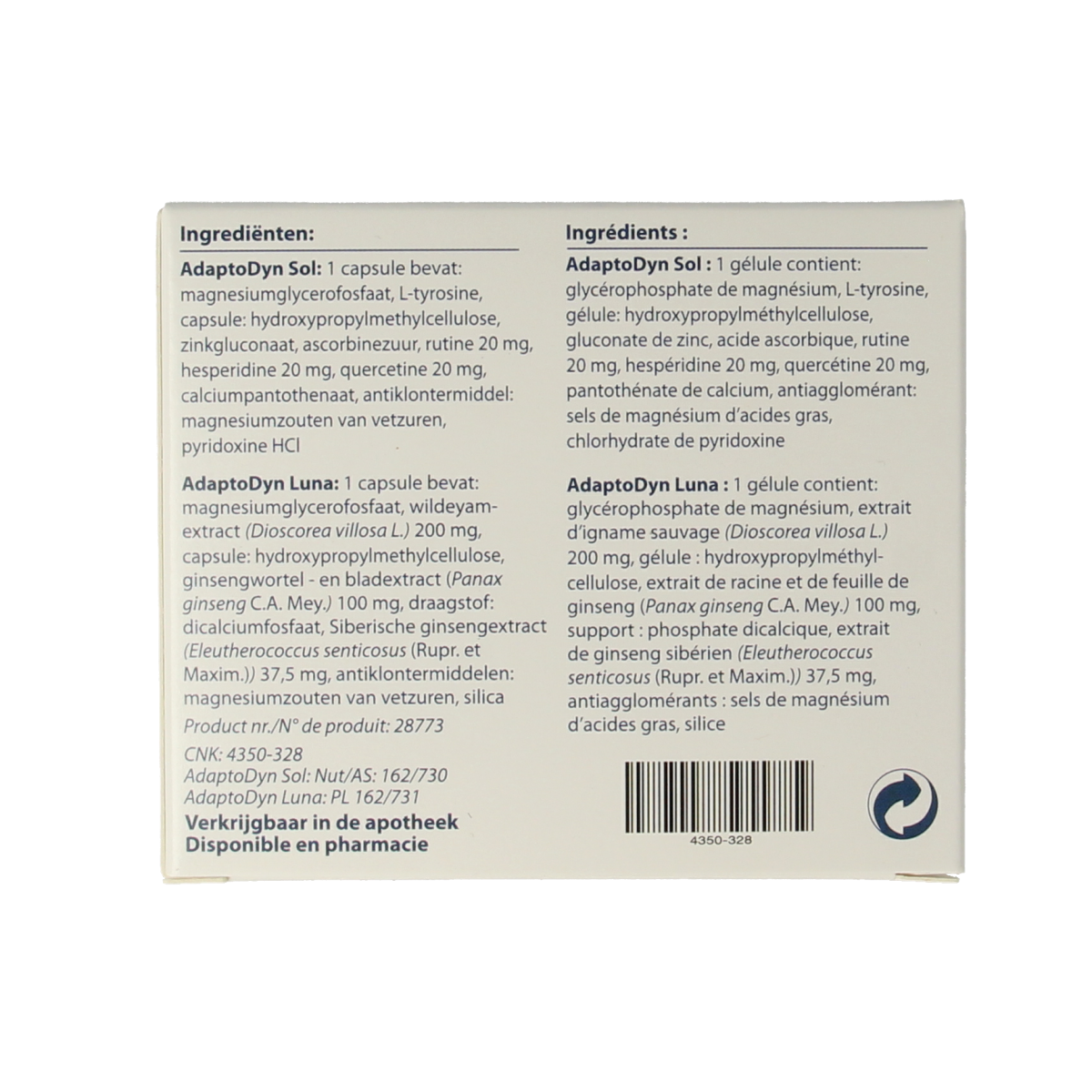 Metagenics Adaptodyn 60.00 Capsules