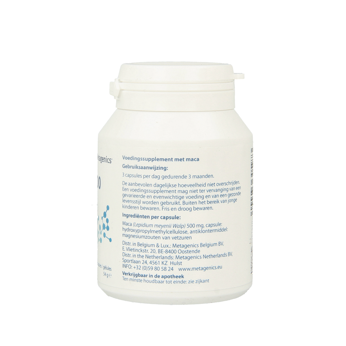 Metagenics Maca 500 90.00 Vegetarische capsules