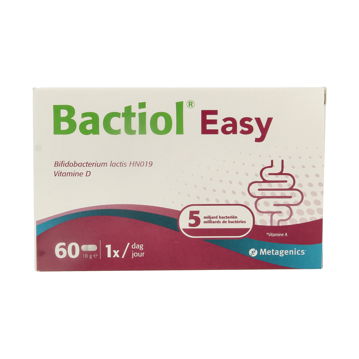 Metagenics Bactiol easy 60.00 Capsules