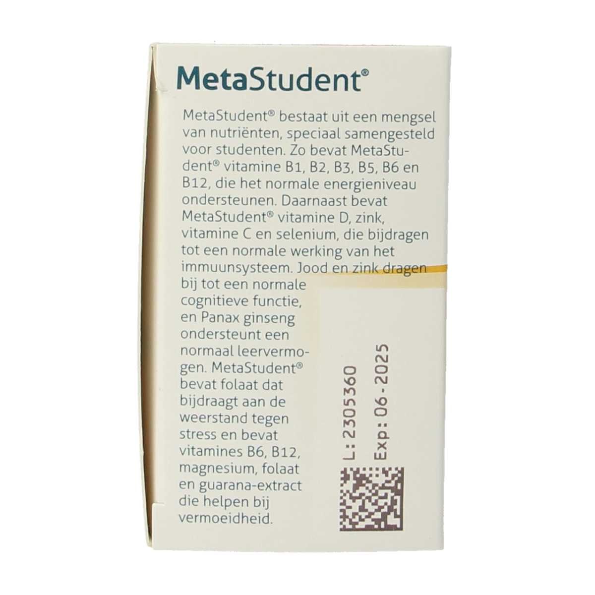 Metagenics Metastudent 60.00 Tabletten