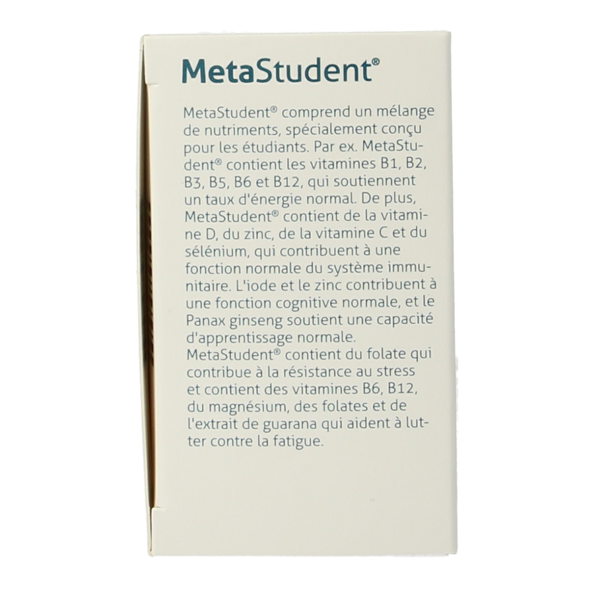 Metagenics Metastudent 60.00 Tabletten