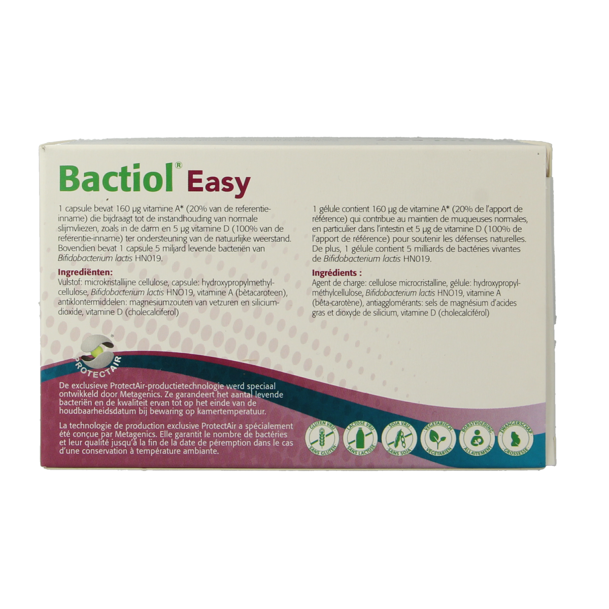 Metagenics Bactiol easy 120.00 Capsules
