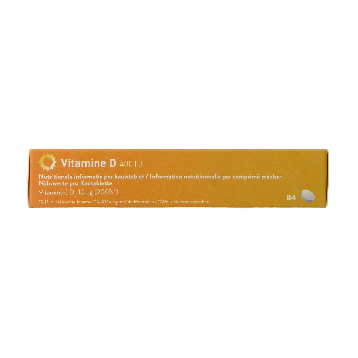 Metagenics Vitamine D 400IU 84.00 Kauwtabletten