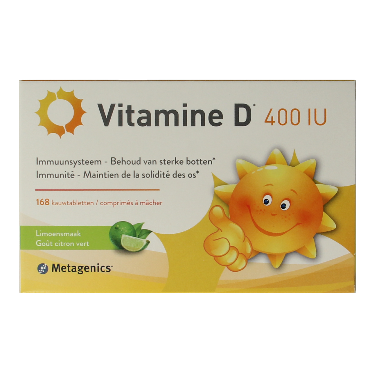 Metagenics Vitamine D 400IU NFD 168.00 Kauwtabletten