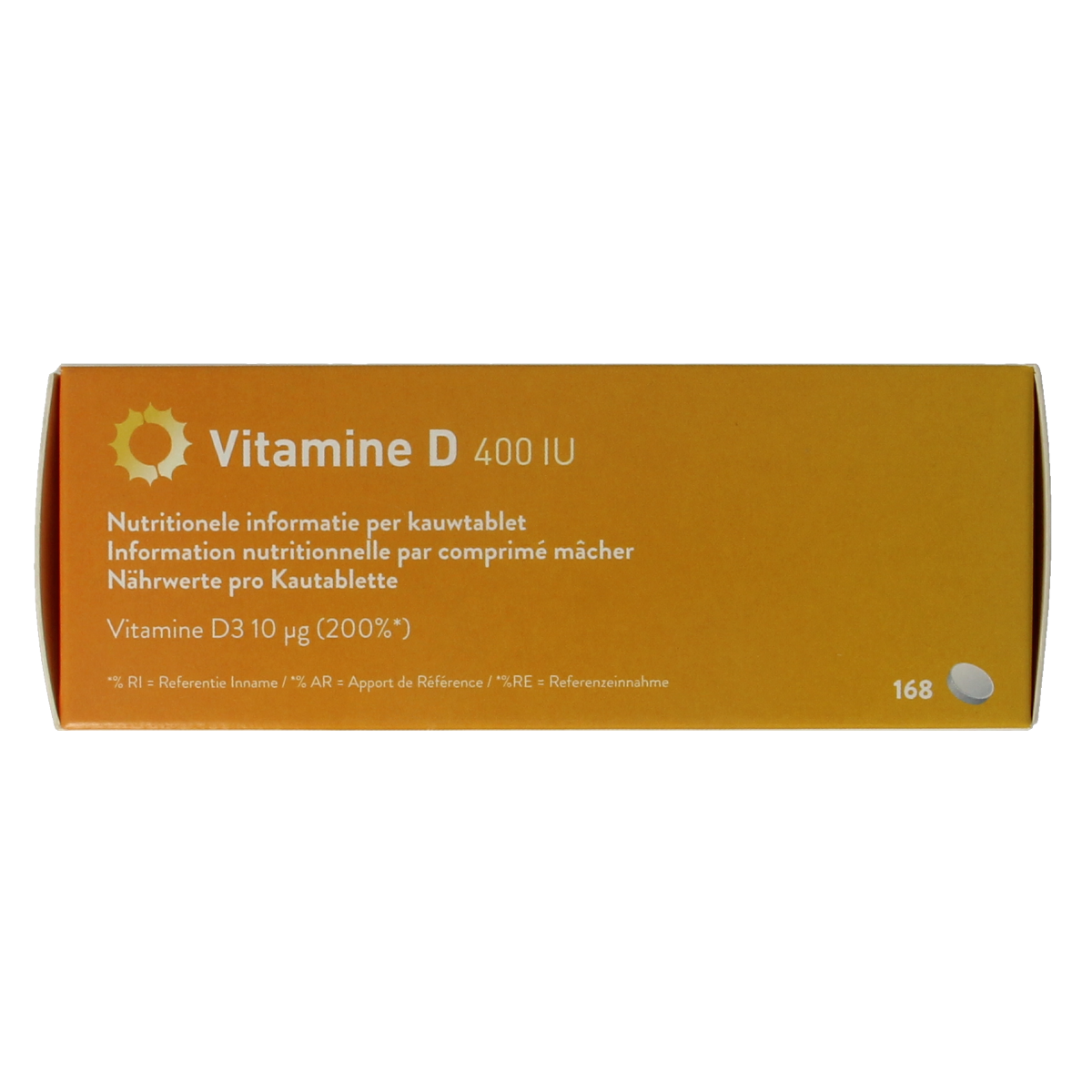 Metagenics Vitamine D 400IU NFD 168.00 Kauwtabletten