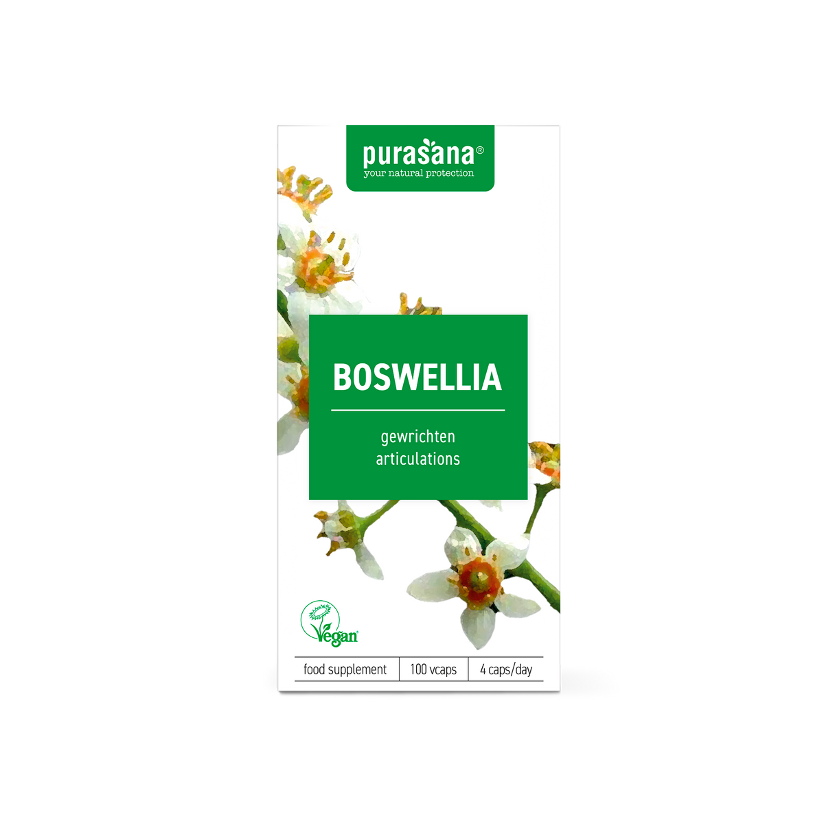 Purasana Boswellia vegan 100.00 Vegetarische capsules