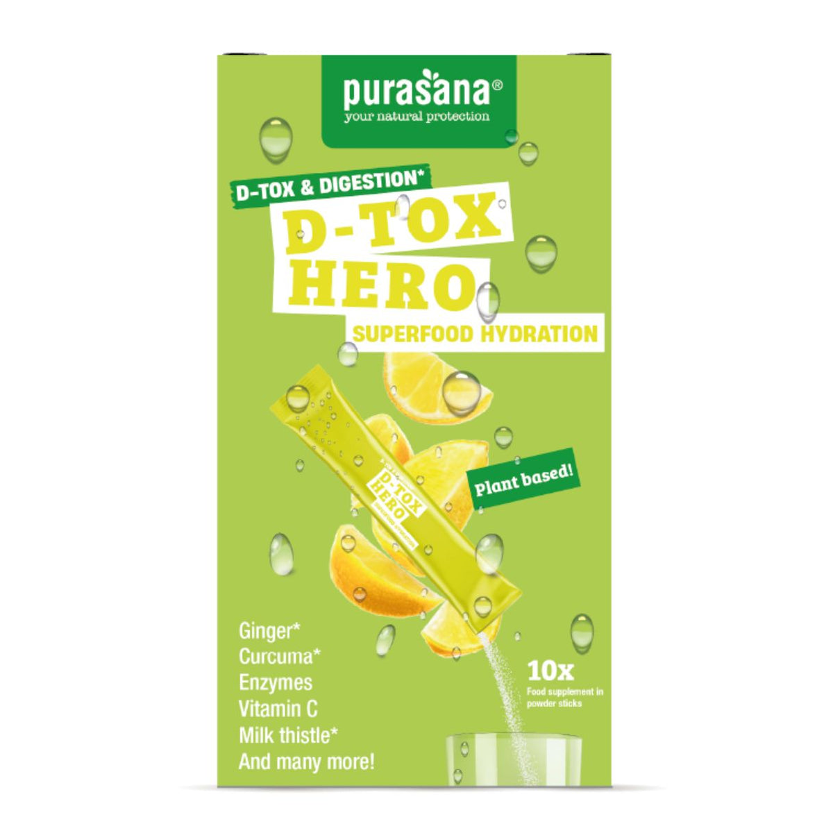 Purasana Hydration superfoods d-tox hero 45.00 Gram