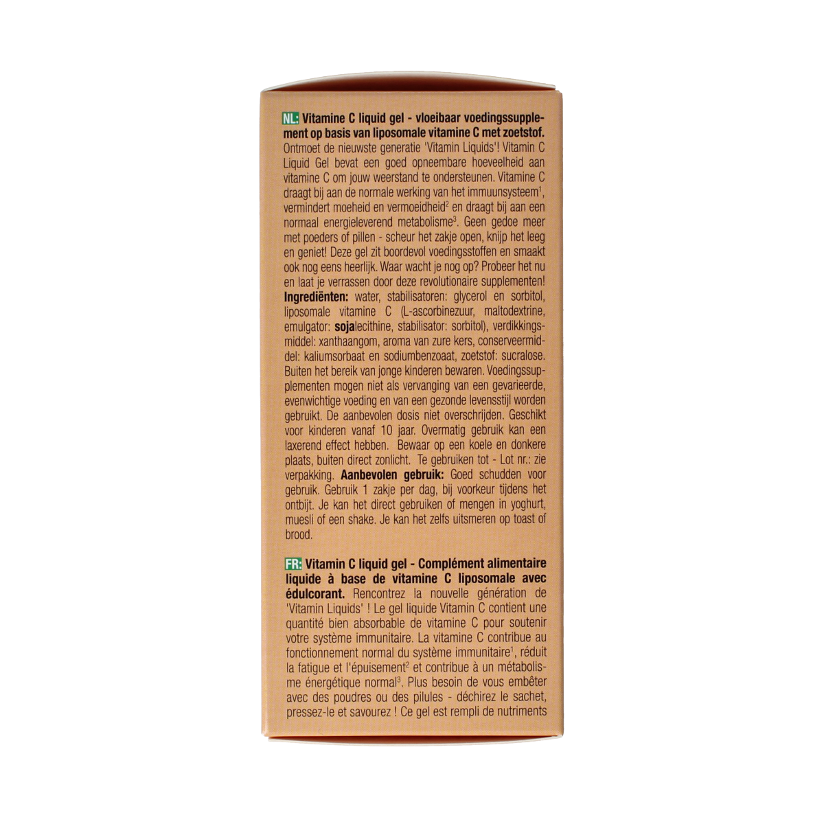 Purasana Vitamin C liquid gelstick 10ml 15.00 Stuks
