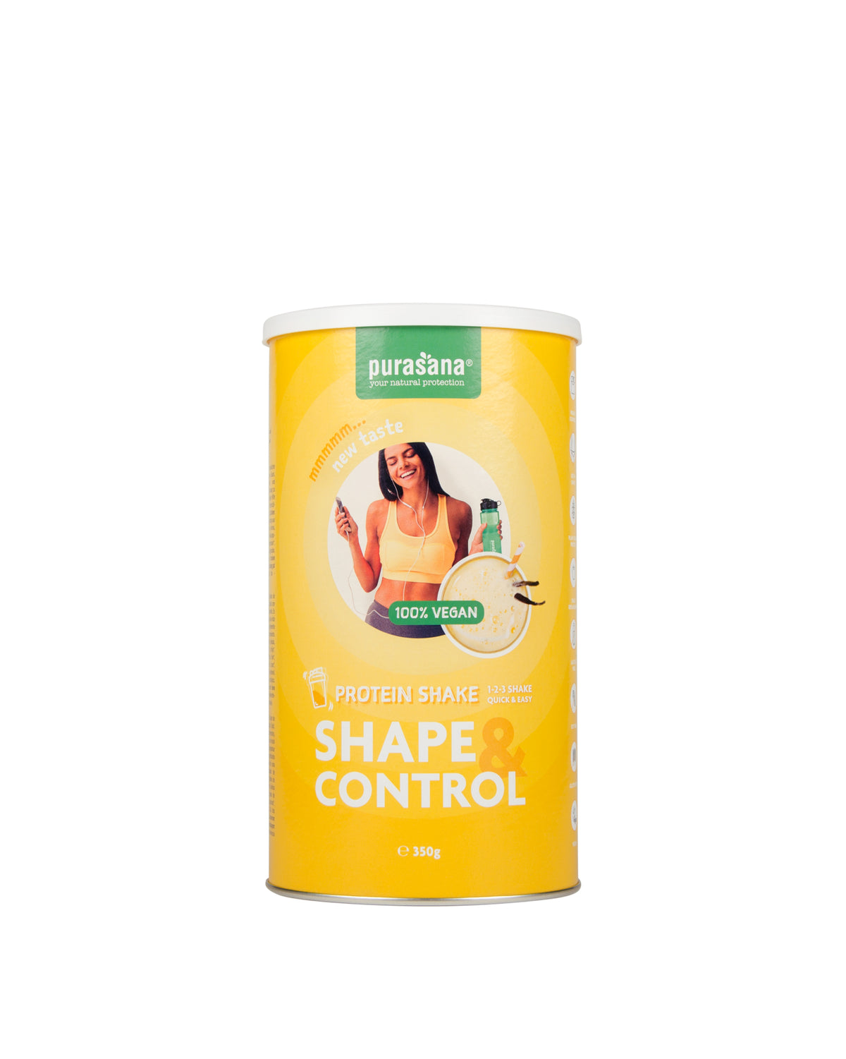 Purasana Shape & control proteine shake vanilla vegan 350.00 Gram