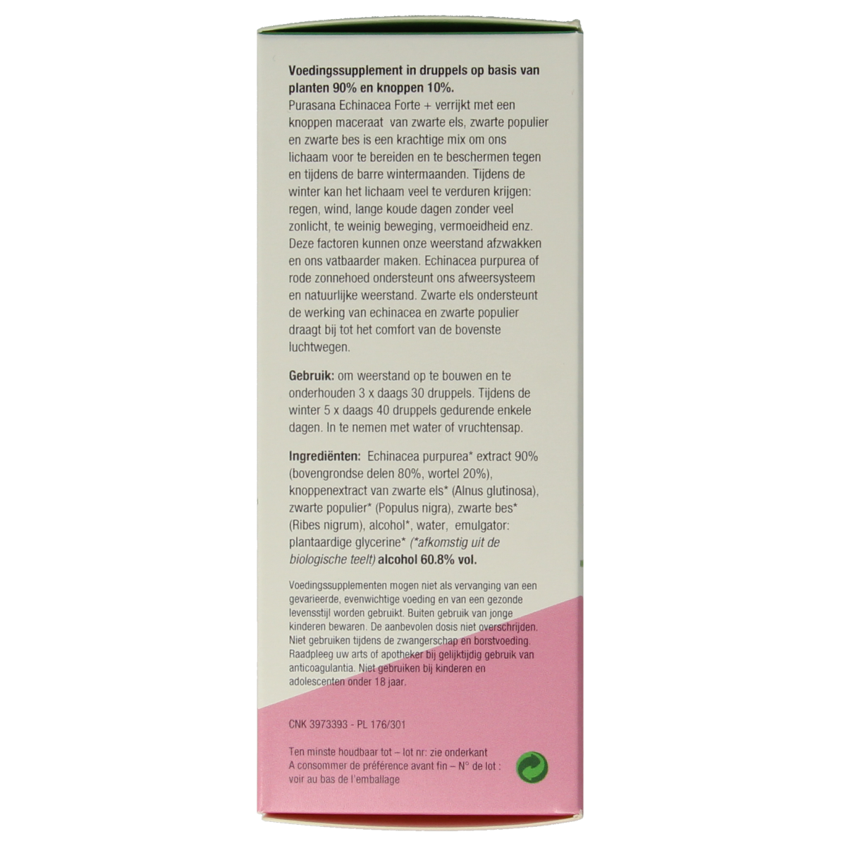 Purasana Echinacea forte + vegan bio  100.00 Milliliter