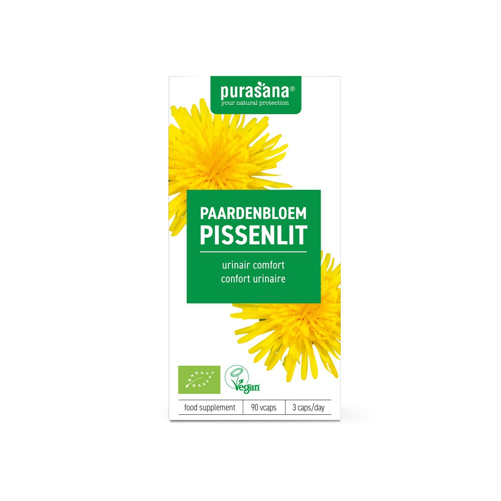Purasana Paardenbloem vegan bio 90.00 Vegetarische capsules