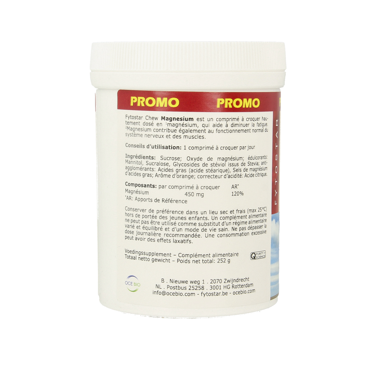 Fytostar Magnesium chew kauwtabletten 120.00 Kauwtabletten