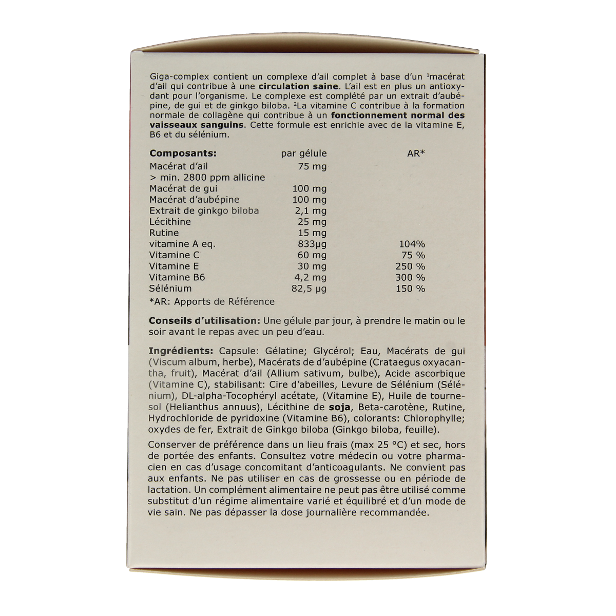 Fytostar Giga complex knoflook 160.00 Capsules
