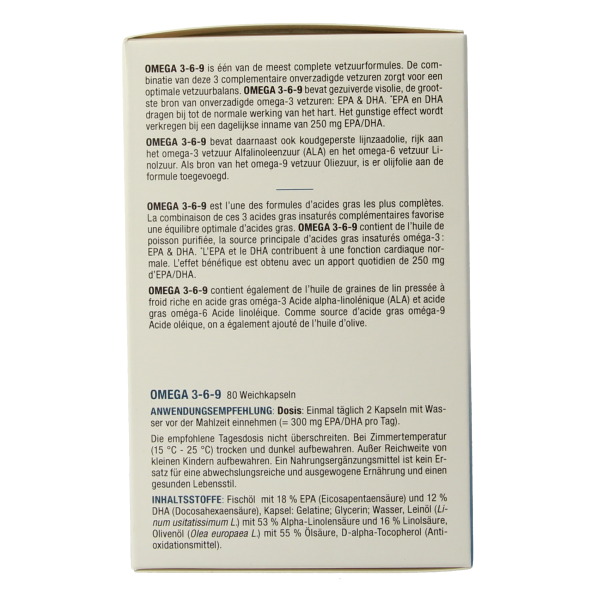 Fytostar Vianatura omega 3-6-9 80.00 Capsules