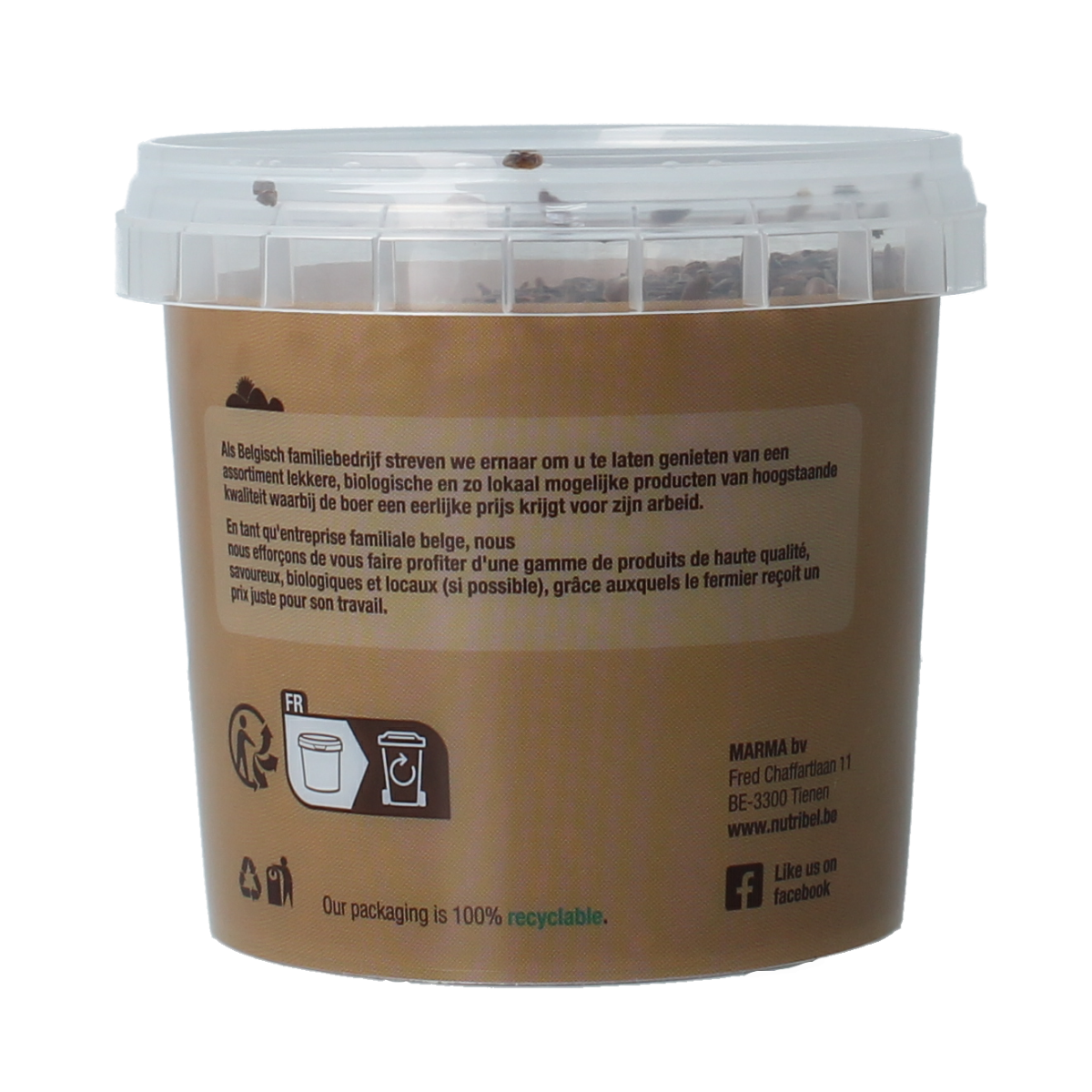 Nutribel Lijnzaad heel bio 200.00 Gram