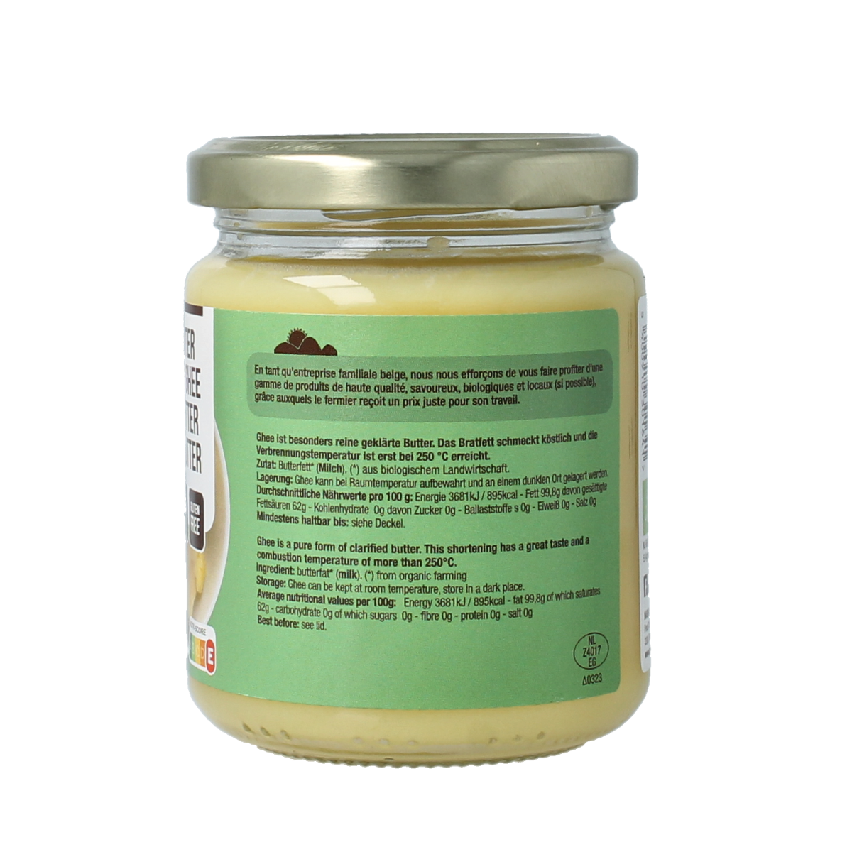 Nutribel Ghee boter bio 200.00 Gram
