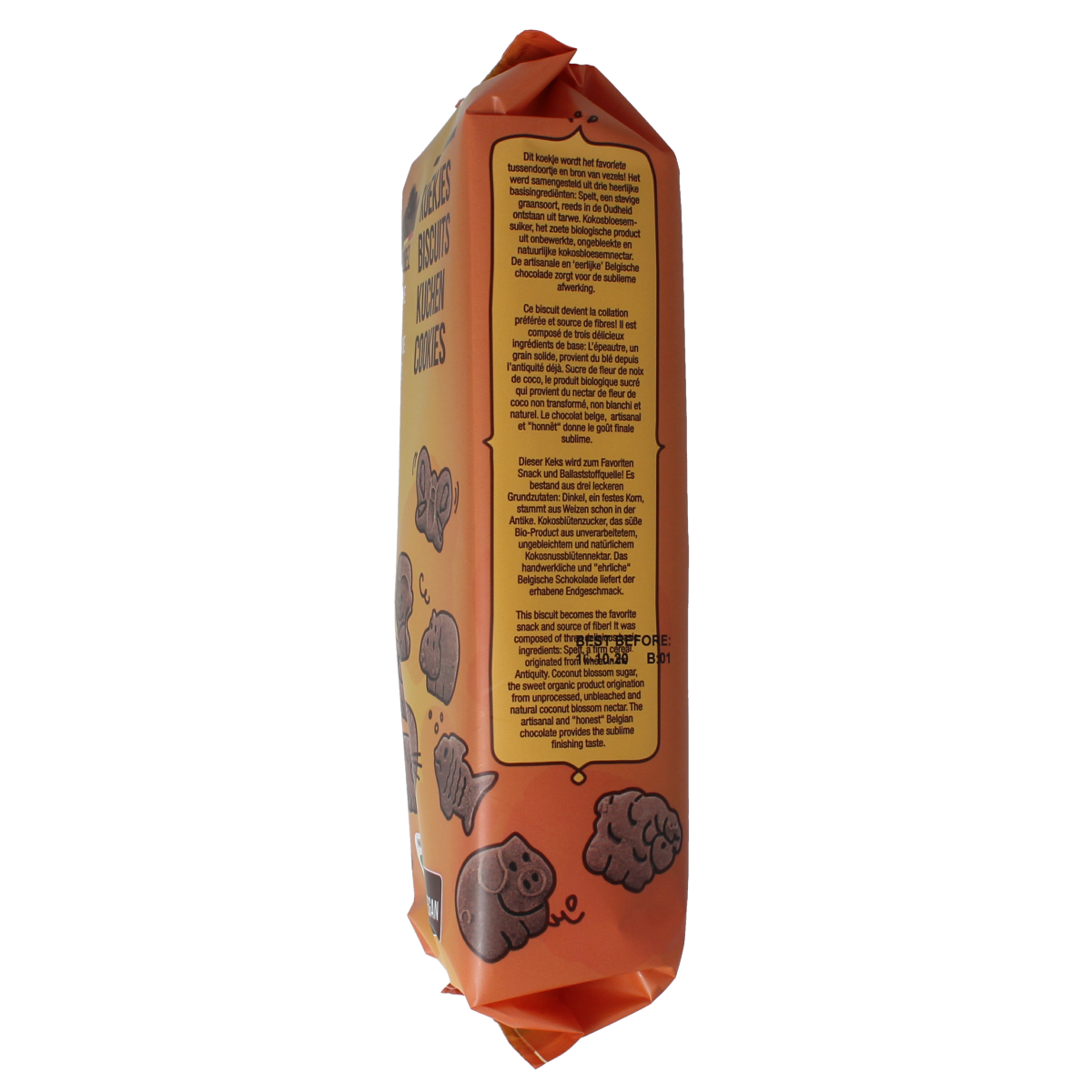 Nutribel Kinderkoekjes chocolade bio 140.00 Gram