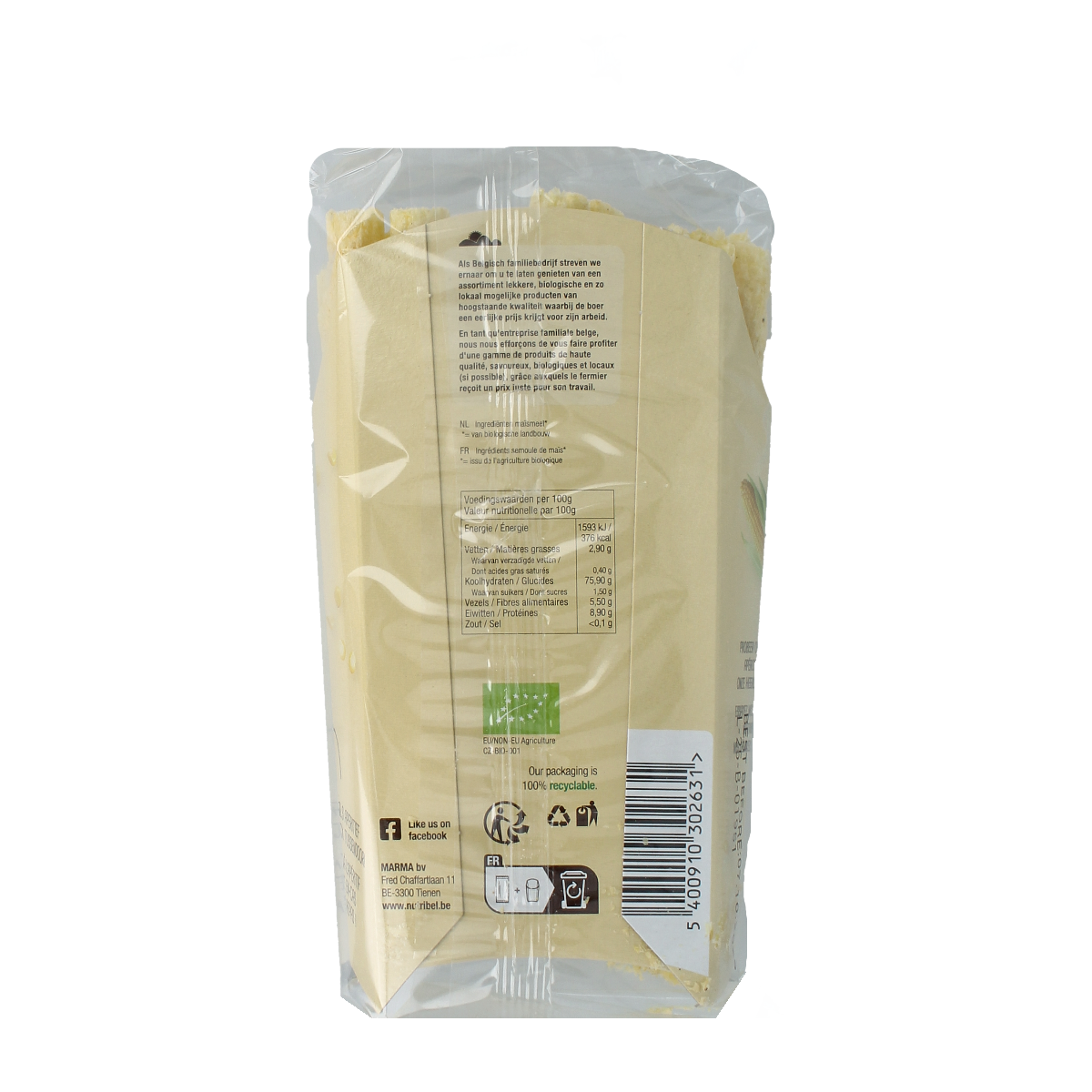 Nutribel Apero stick mais bio 50.00 Gram