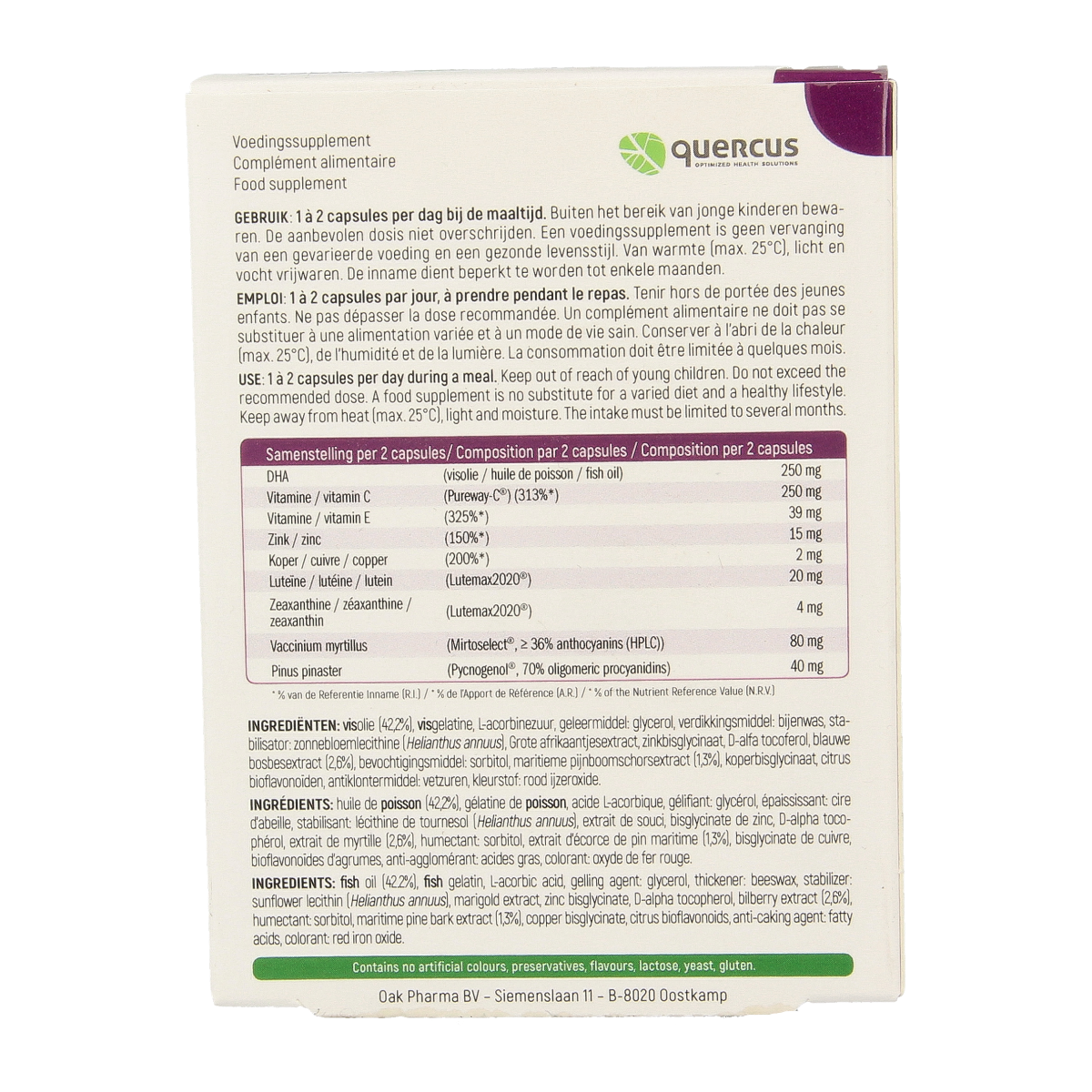 Quercus Macu-vision 30.00 Capsules