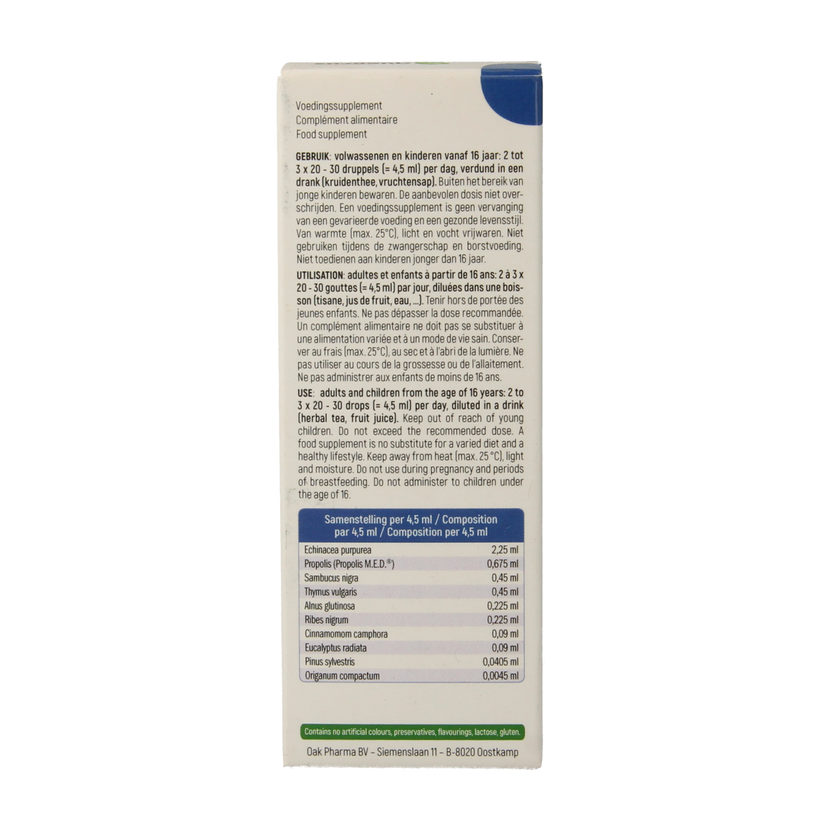 Quercus Immuprotect liquid 100.00 Milliliter