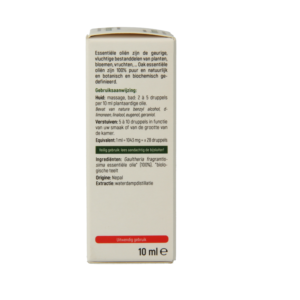 Oak Wintergroen bio 10.00 Milliliter
