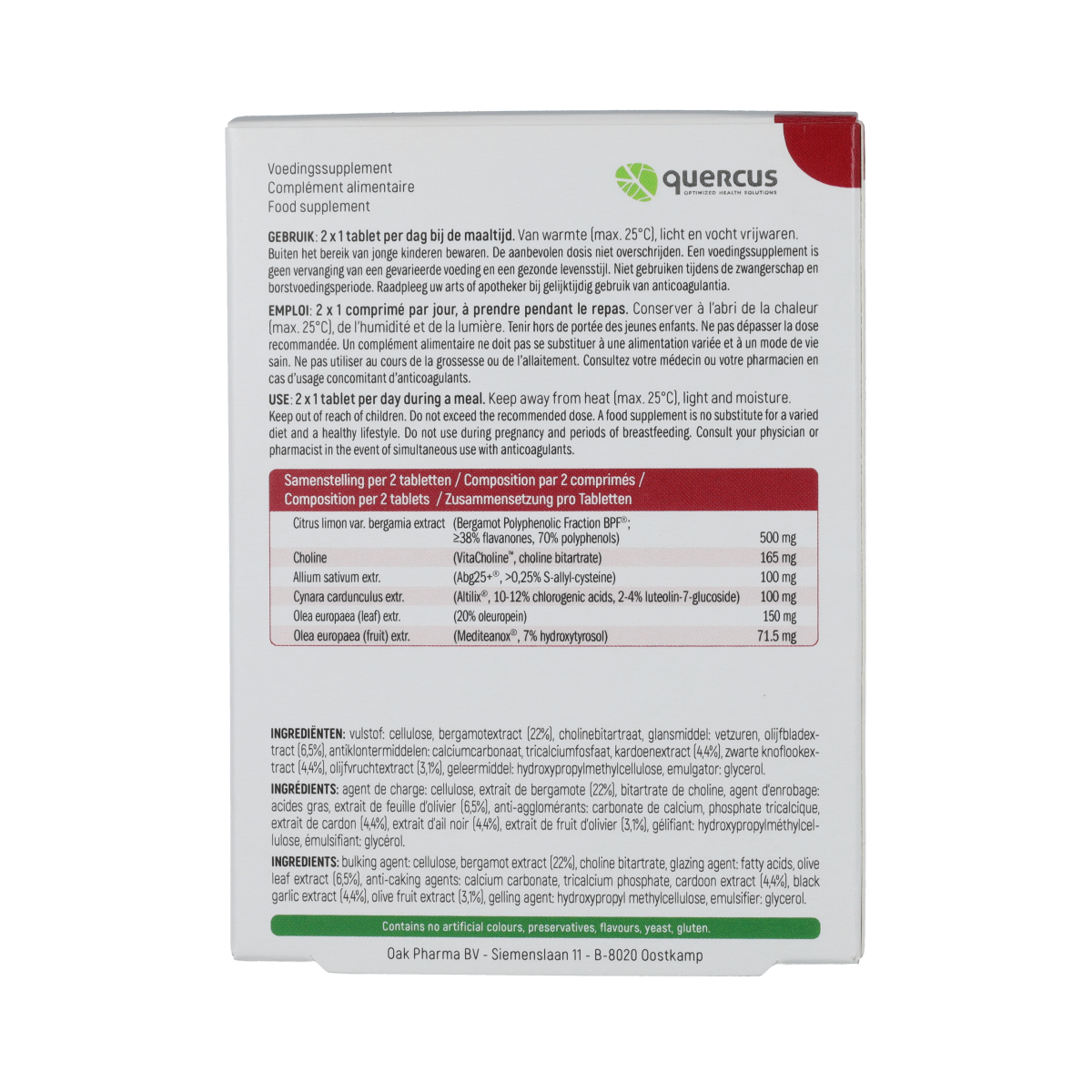 Quercus Quercus CardiPure 60.00 Tabletten