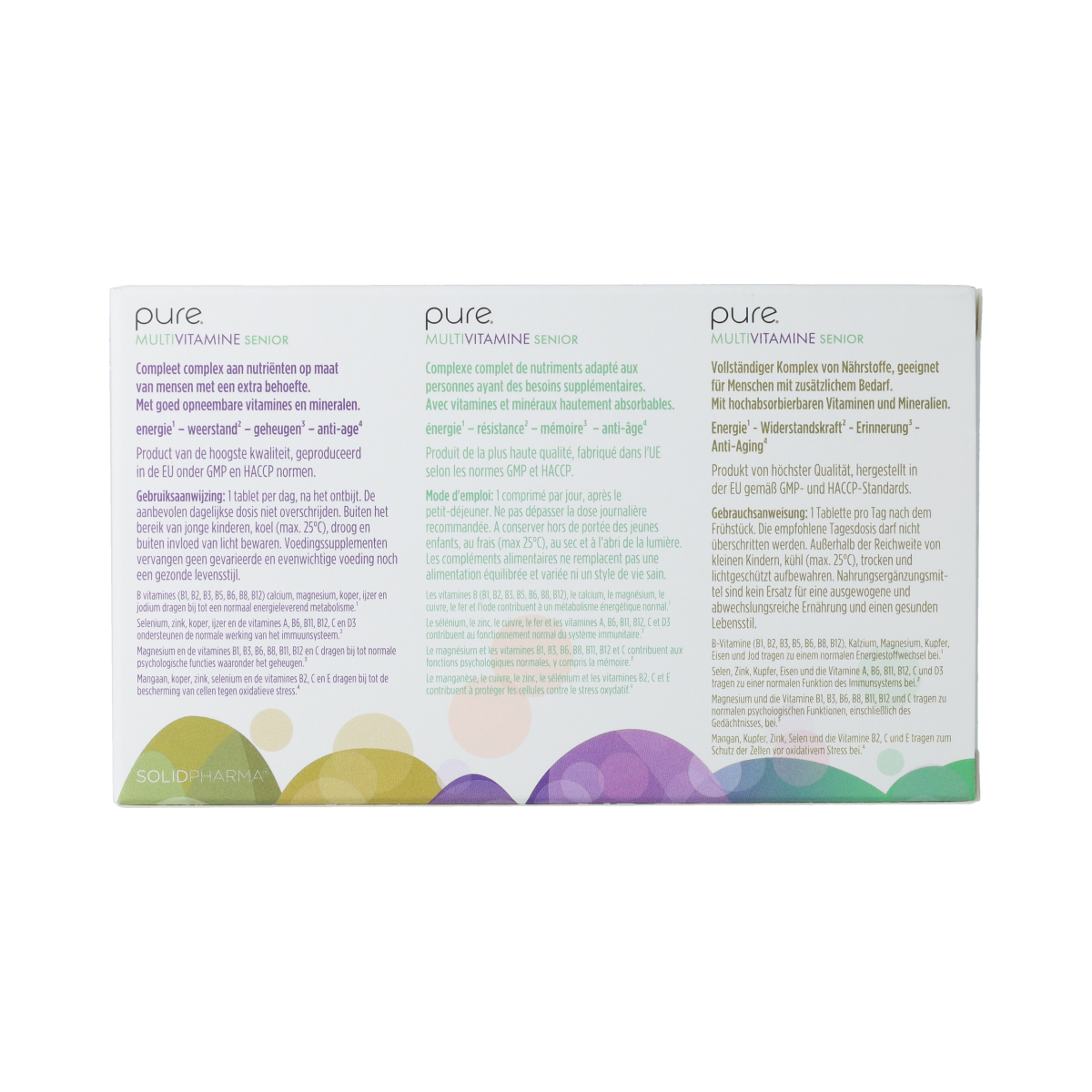 Pure Multi vitamine senior  60.00 Tabletten