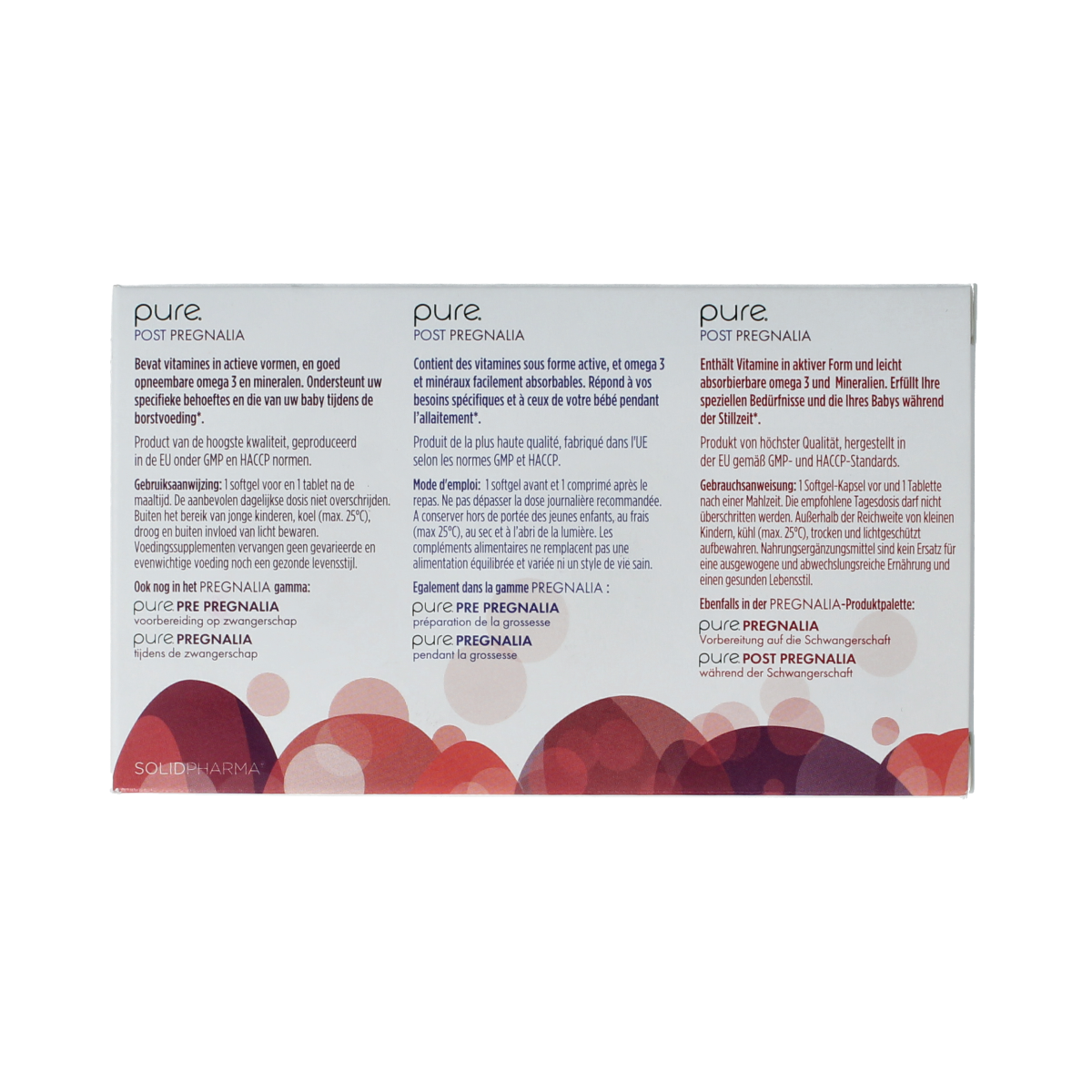 Pure Post pregnalia 30 tabletten & 30 softgels 60.00 Stuks