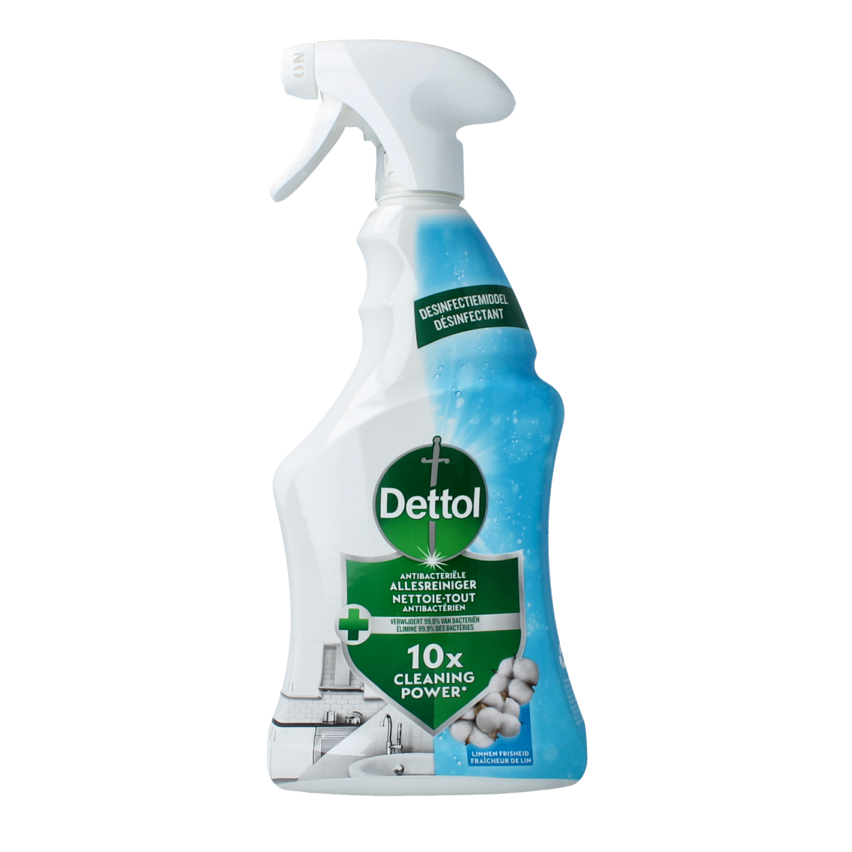Dettol Allesreiniger power & fresh katoenfris spray 500.00 Milliliter