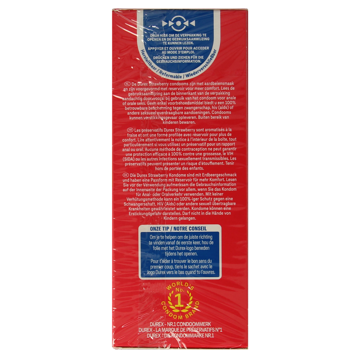 Durex Condooms sexy strawberry 20.00 Stuks