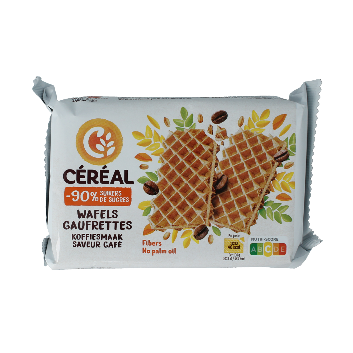 Cereal Koffiewafels minder suiker maltitol 90.00 Gram