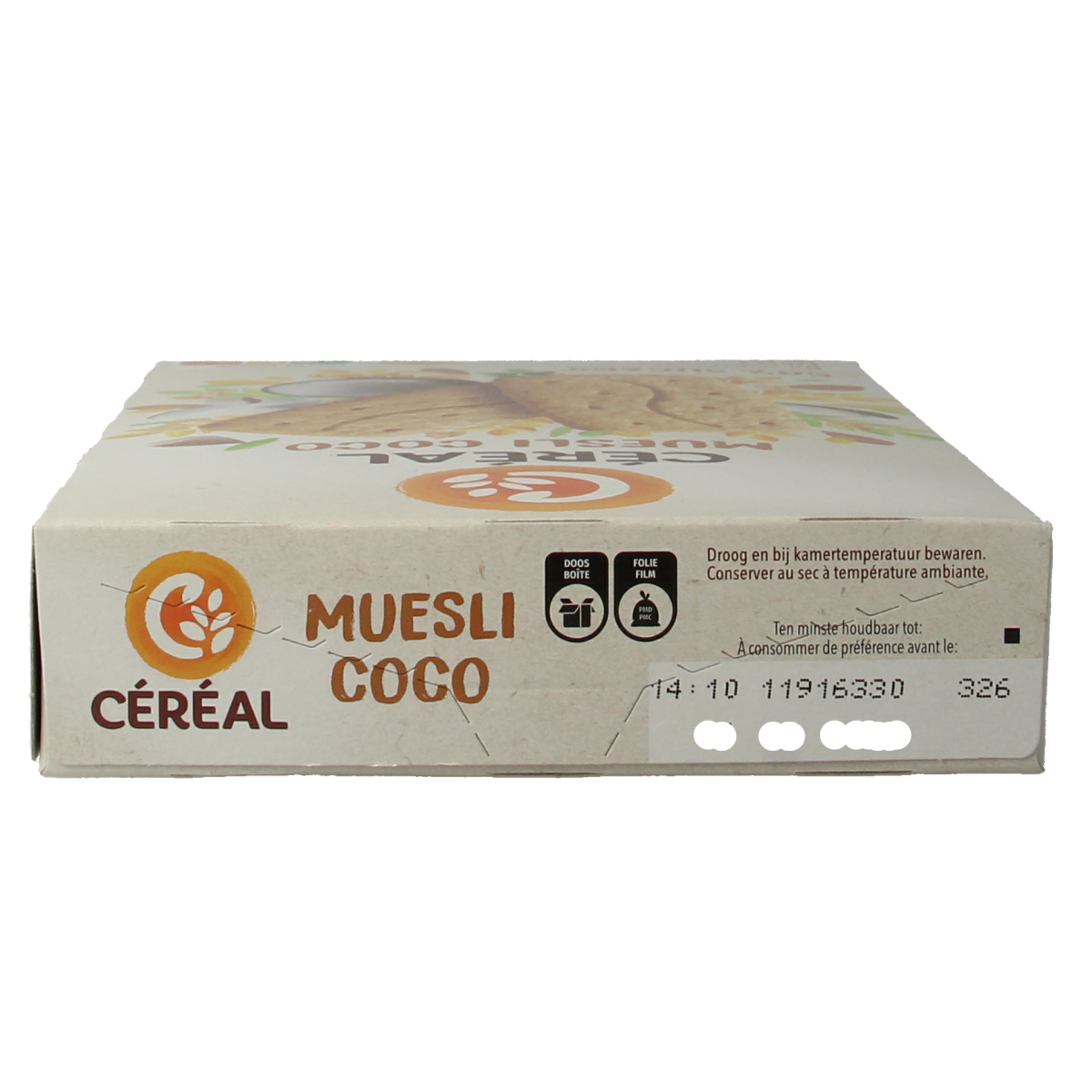 Cereal Koekjes muesli/cocos 200.00 Gram