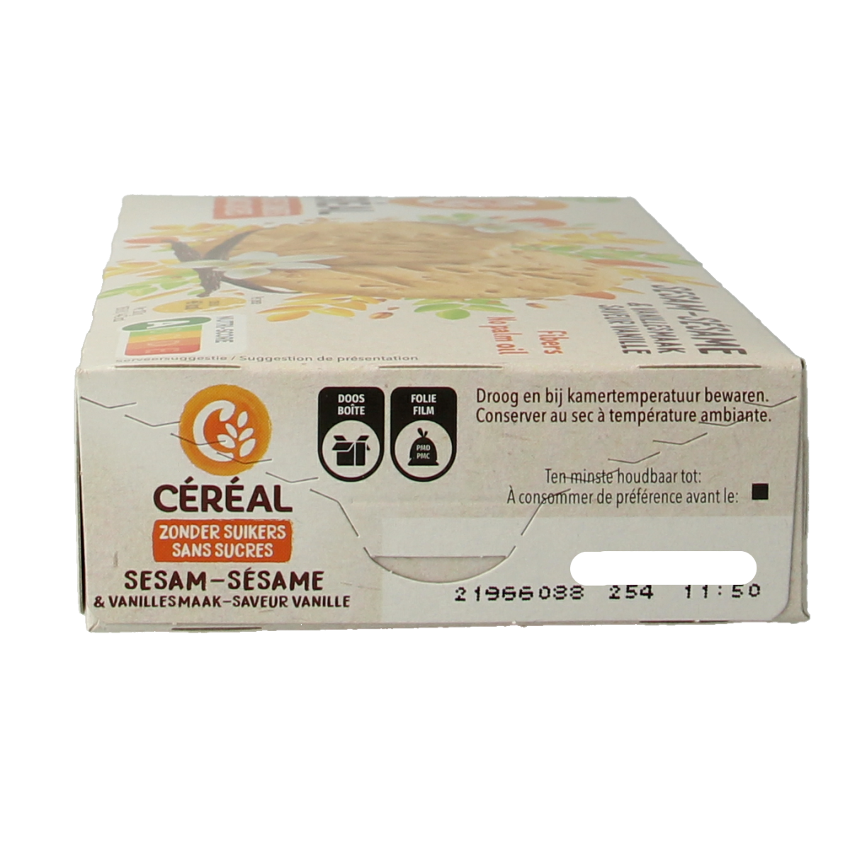 Cereal Sesam vanille koek 132.00 Gram
