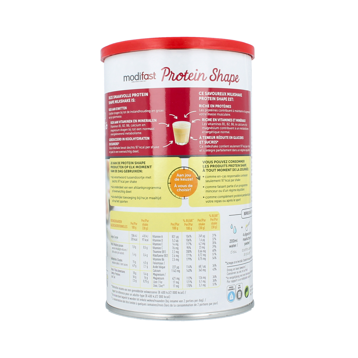 Modifast Proteine shape milkshake vanille 420.00 Gram