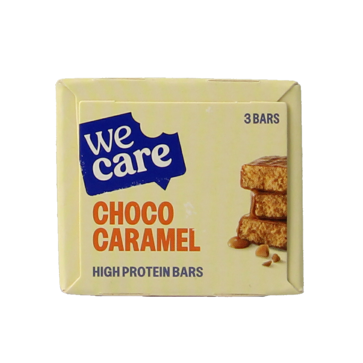 WeCare High protein bars choco caramel 81.00 Gram