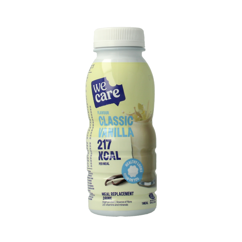 WeCare Meal replacement drink classic vanilla 236 Milliliter