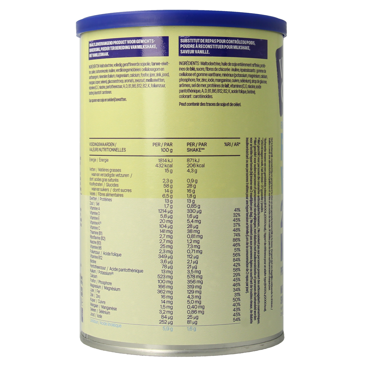WeCare Meal replacement shake french vanilla 436.00 Gram