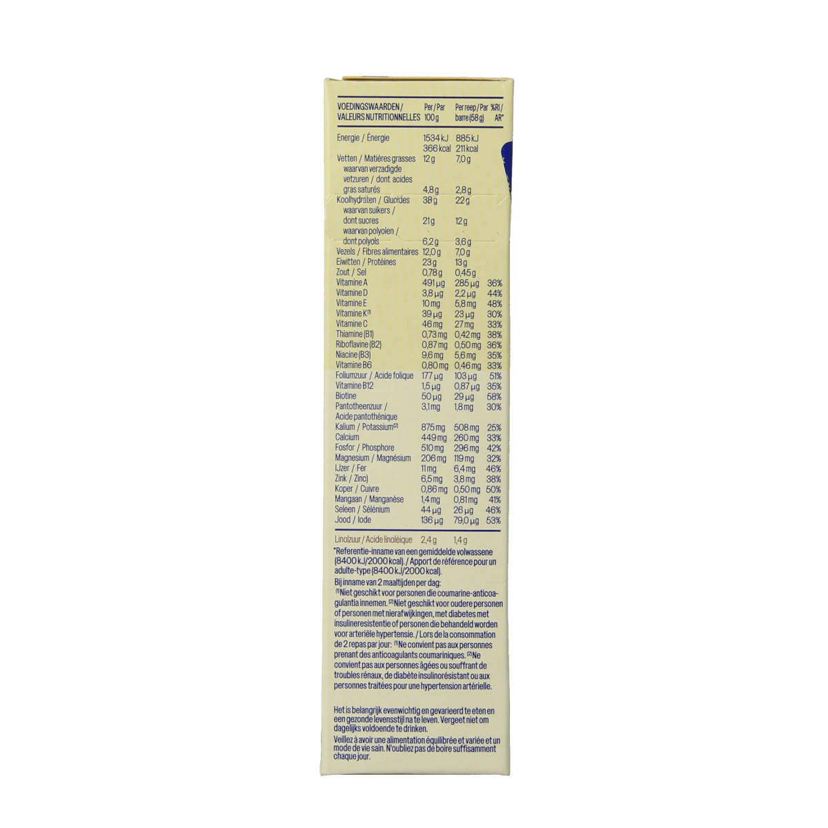 WeCare Meal replacement bars choco crisp 116.00 Gram