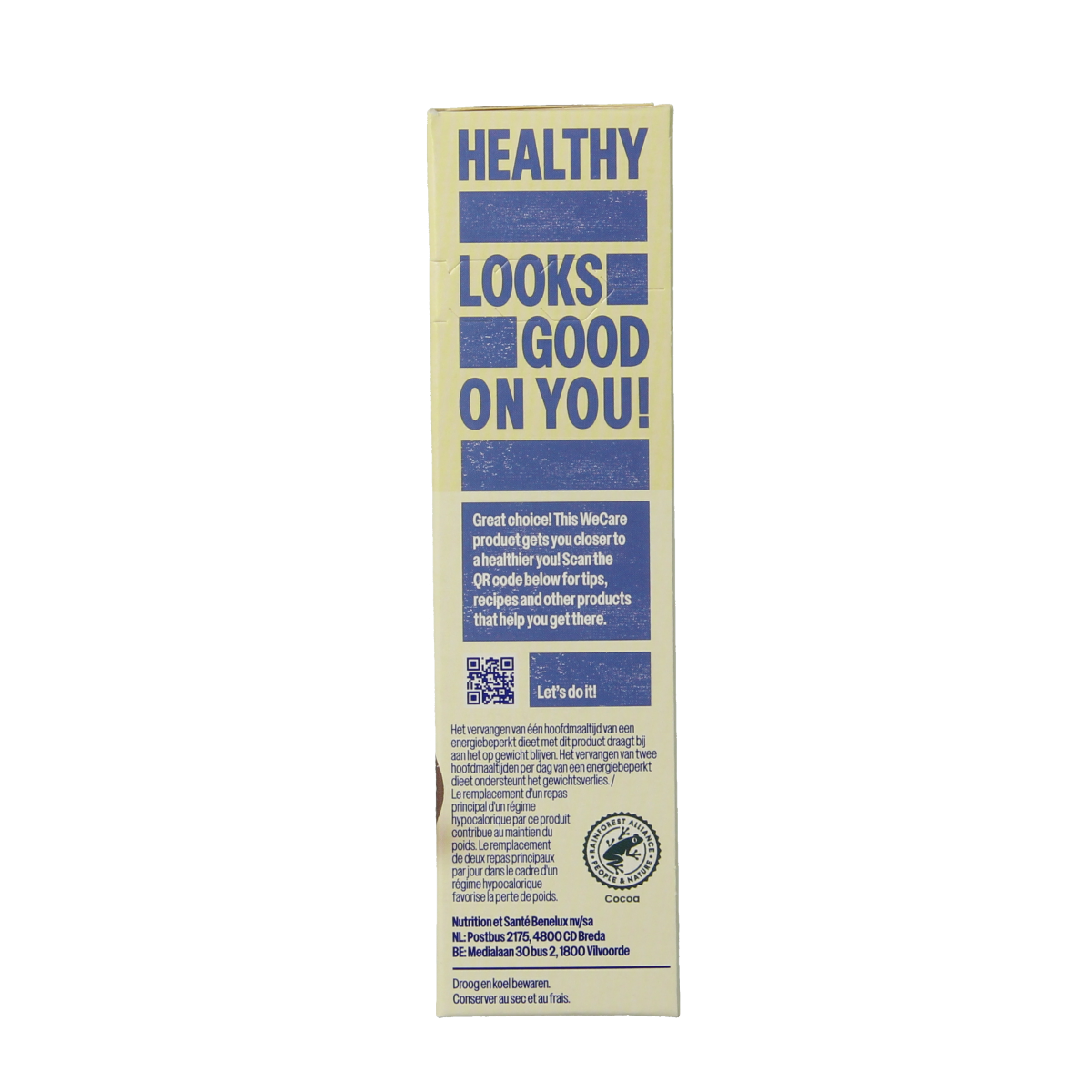 WeCare Meal replacement bars choco crisp 116.00 Gram