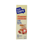 WeCare Meal replacement bars cranberry cheesecake 116.00 Gram