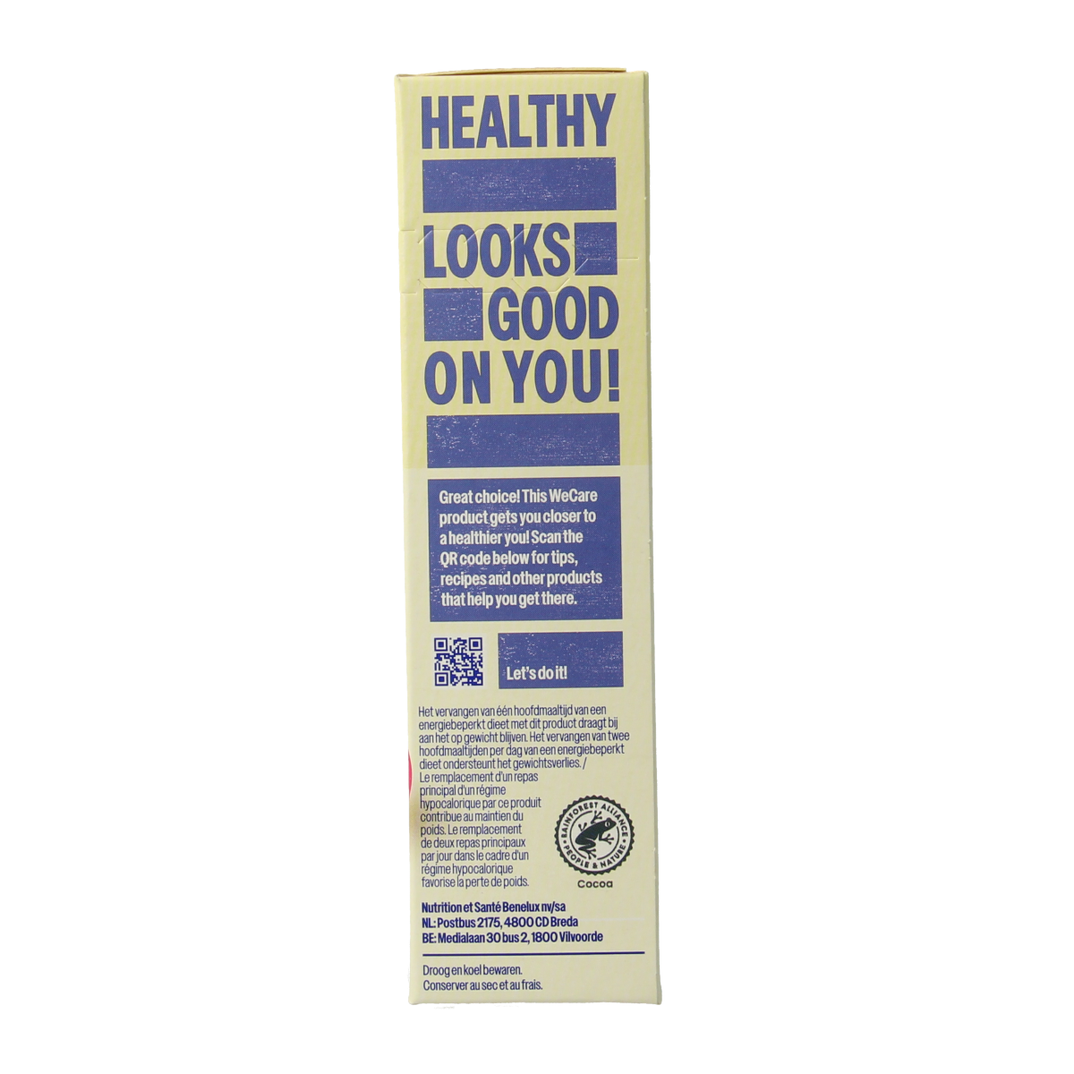 WeCare Meal replacement bars raspberry & almond 116.00 Gram