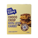WeCare Lower kcal/carb bars choco crisp 150.00 Gram